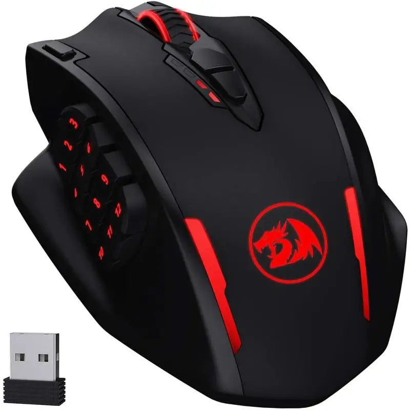 Souris gaming sans fil haute précision RGB