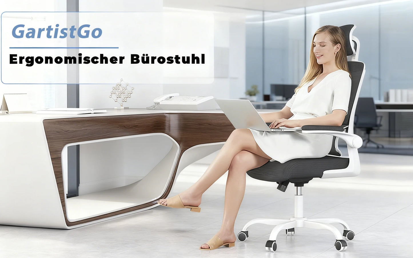 Chaise de Bureau Ergonomique Confort – Dossier Respirant