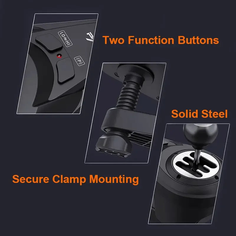 Levier de vitesses 6+1 pour PC – Simulation de course