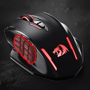 Souris gaming sans fil haute précision RGB