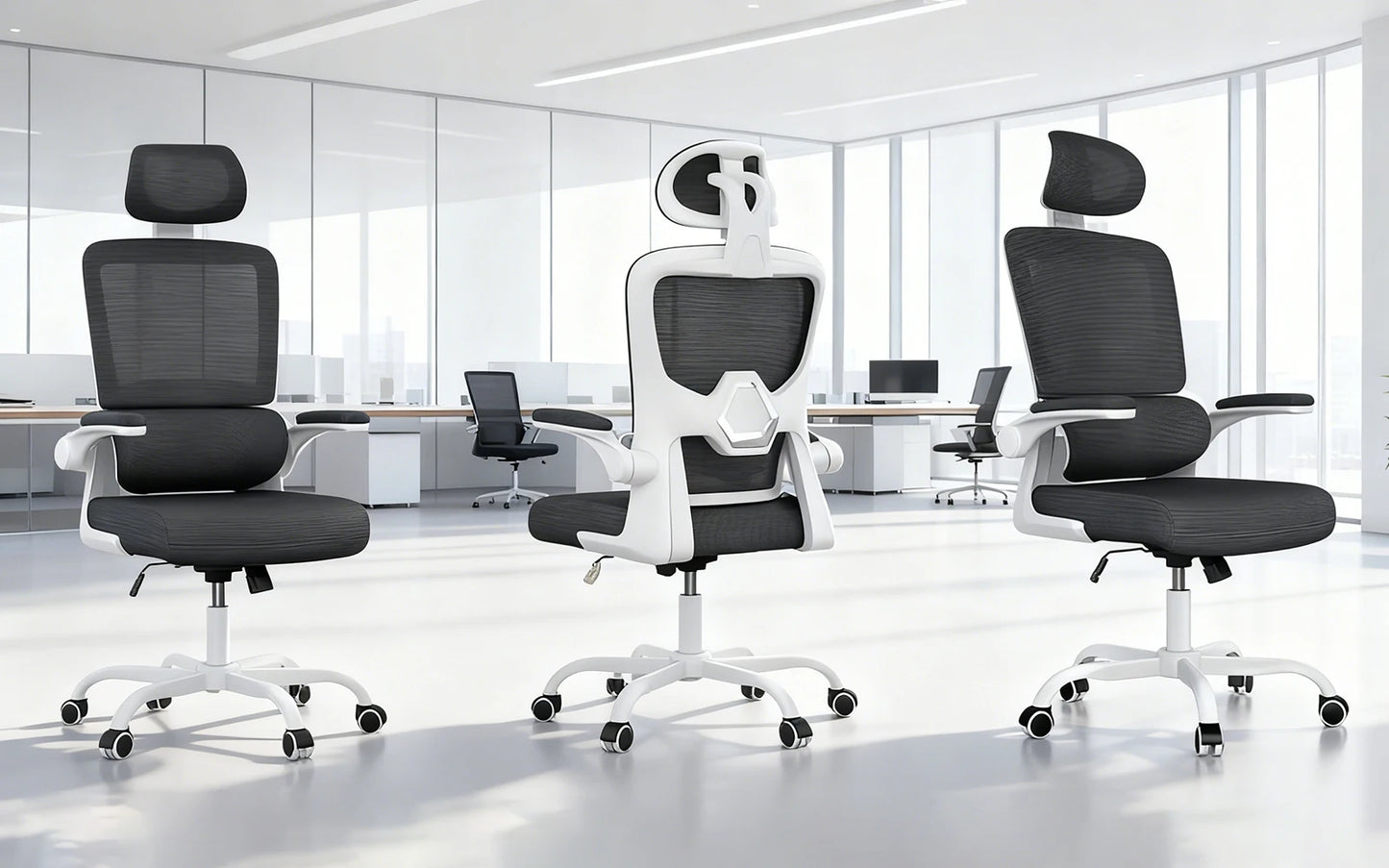 Chaise de Bureau Ergonomique Confort – Dossier Respirant