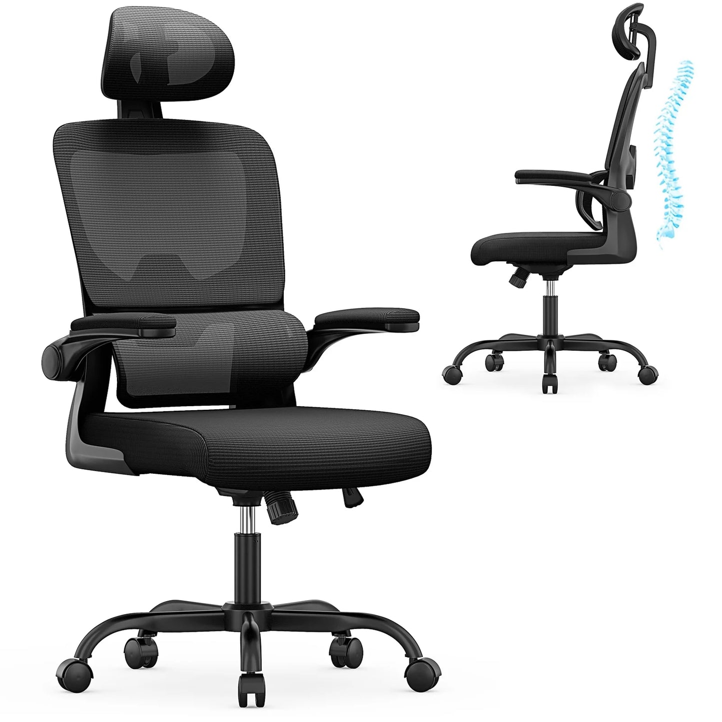 Chaise de Bureau Ergonomique Confort – Dossier Respirant