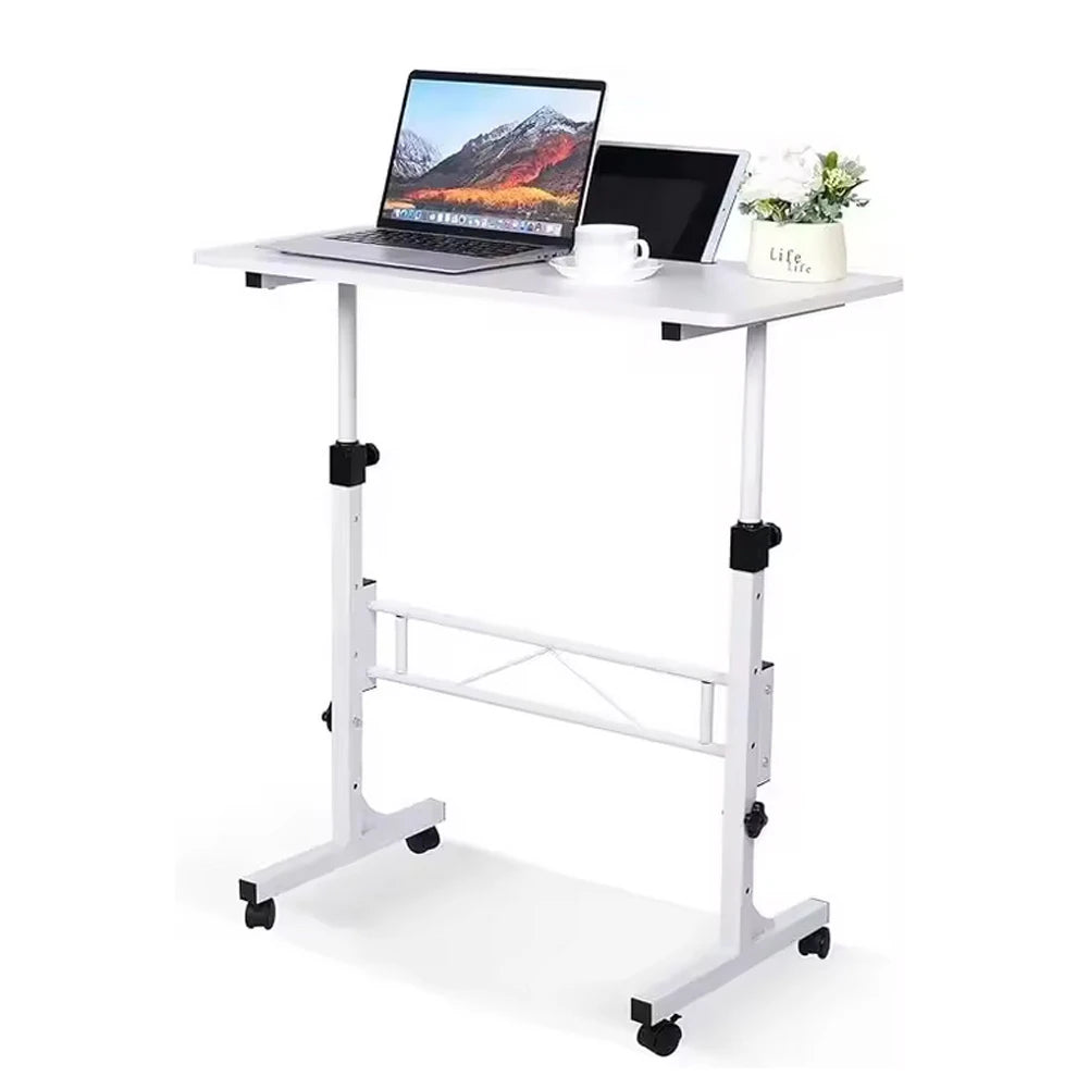 Bureau Assis-Debout Mobile – Hauteur réglable avec roulettes