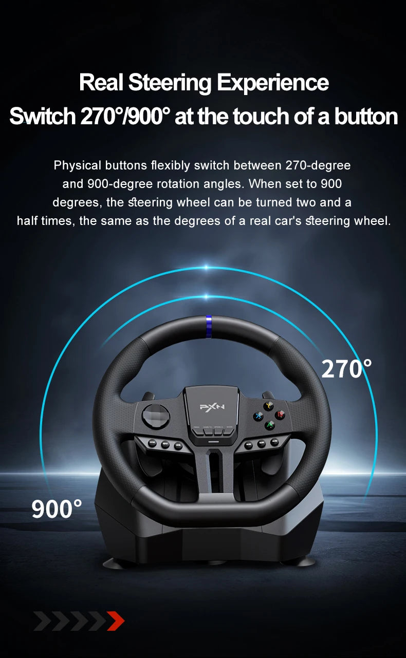 Volant Sim Racing PXN V900 Gen2 – PC & Consoles