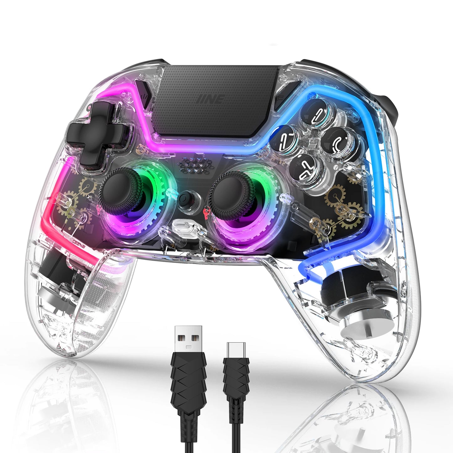 Manette Gaming INE RGB – PS4 / Switch / PC