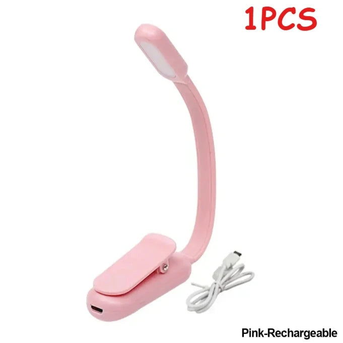 Lampe de lecture LED rechargeable à pince