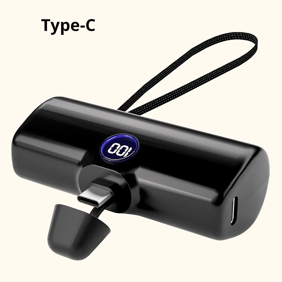 Batterie externe compacte 5000 mAh – charge rapide