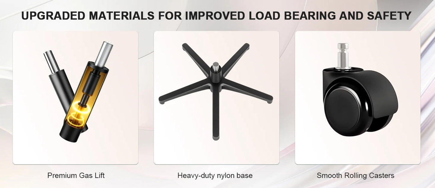 Chaise de Bureau Ergonomique Maille – Accoudoirs Réglables