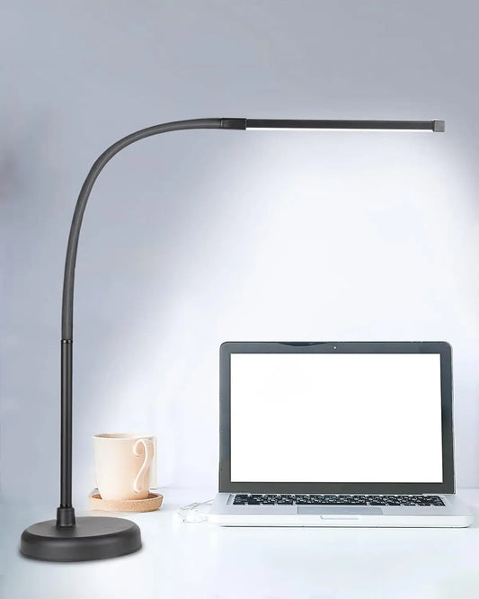 Lampe de bureau LED à bras flexible