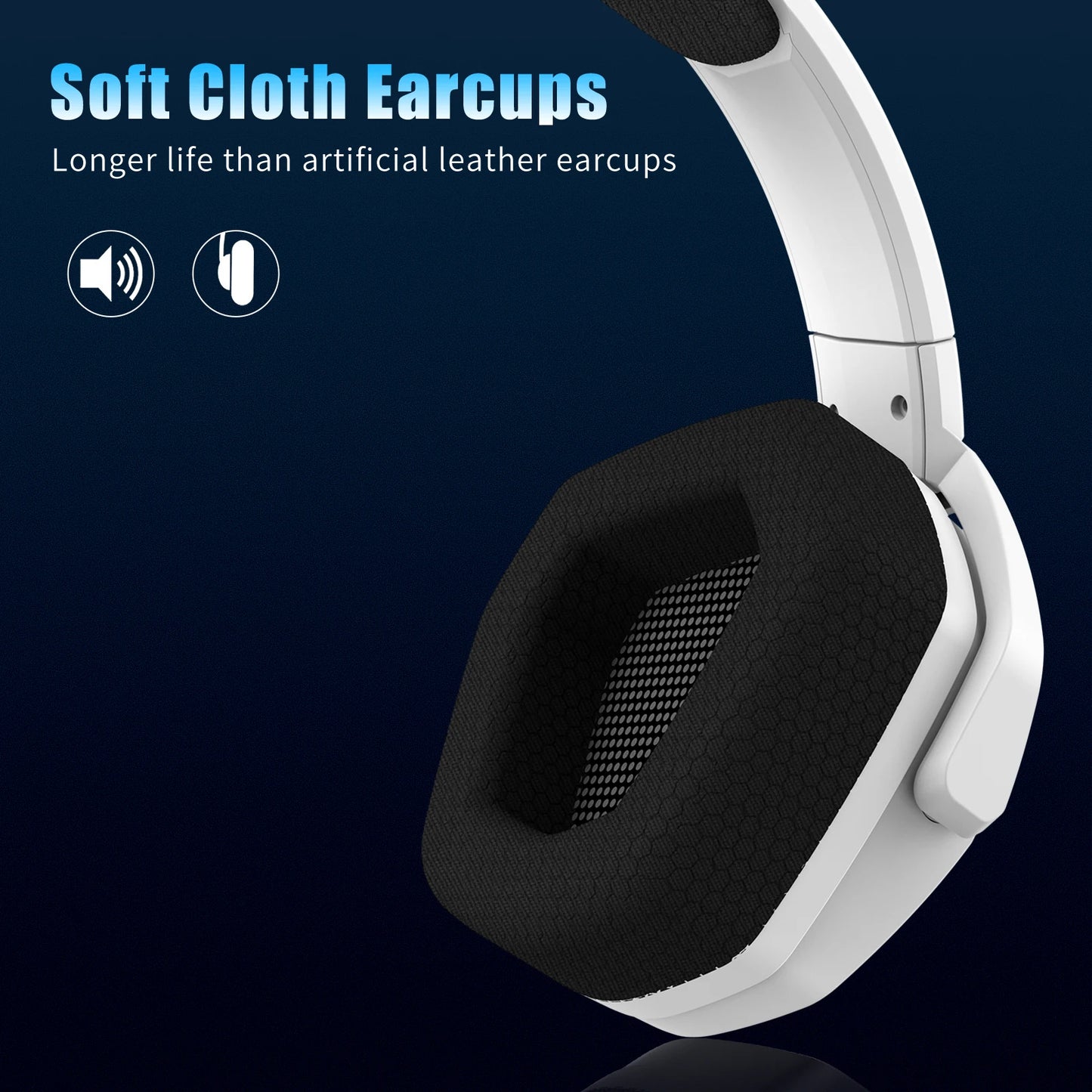Casque Gaming Sans Fil NUBWO GO6 avec Microphone