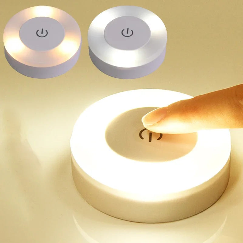 Veilleuse LED tactile rechargeable USB – lumière douce