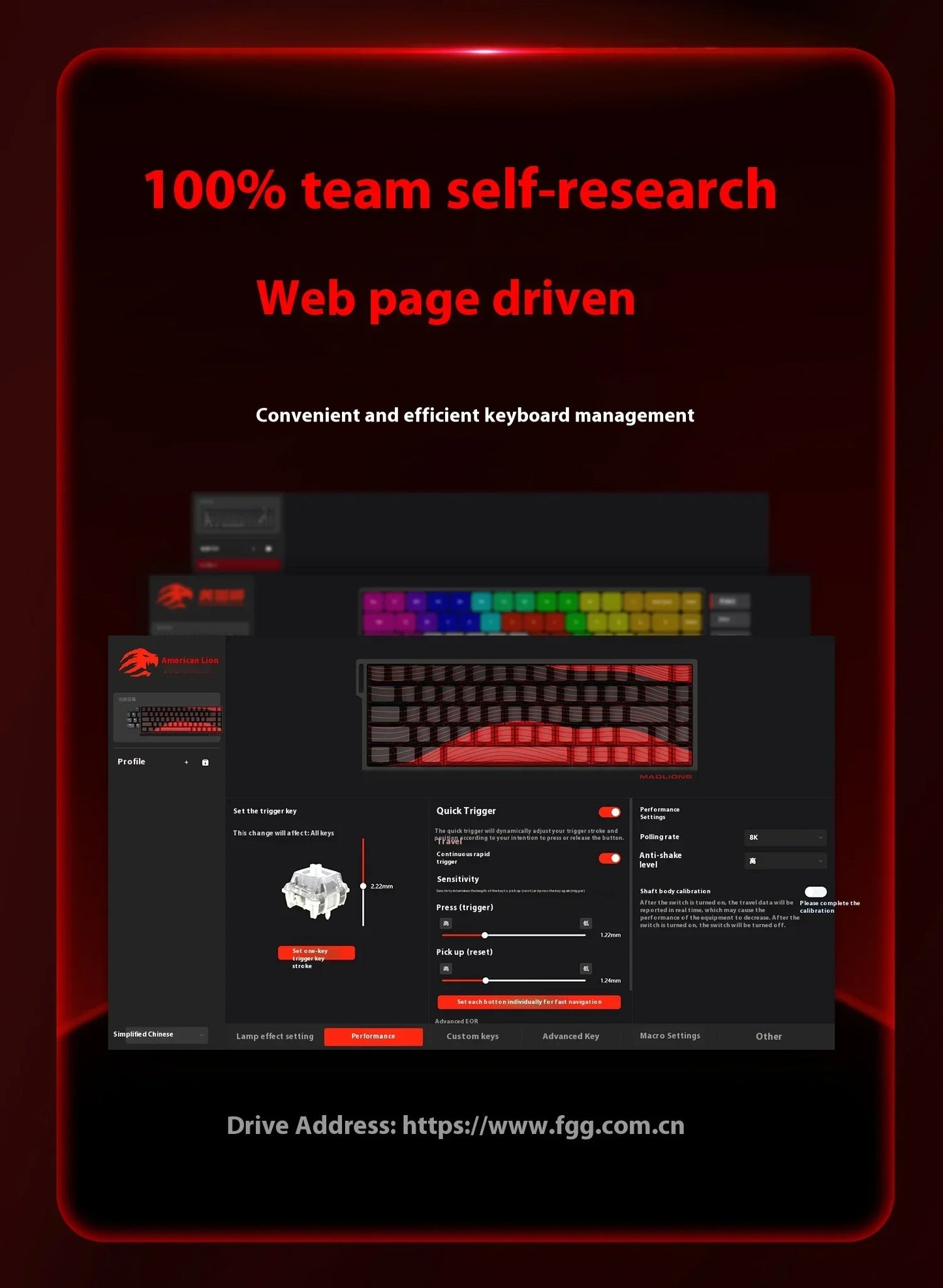 Clavier mécanique compact 60/68 touches – Réactif et précis