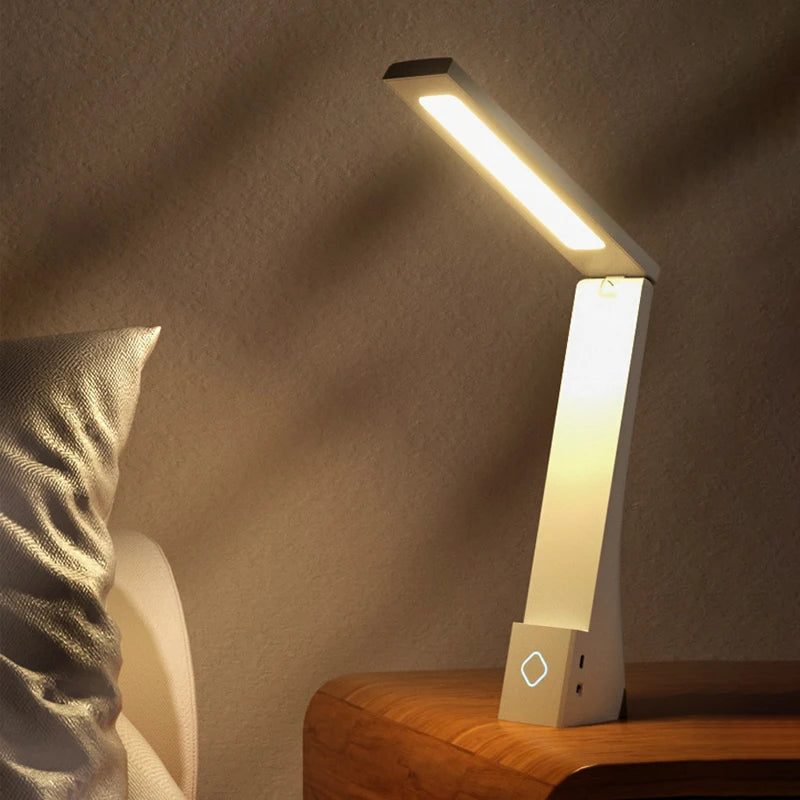 Lampe de bureau LED pliable rechargeable