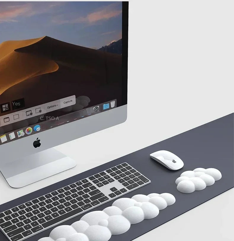 Repose-poignet ergonomique en mousse mémoire – Confort souris & clavier