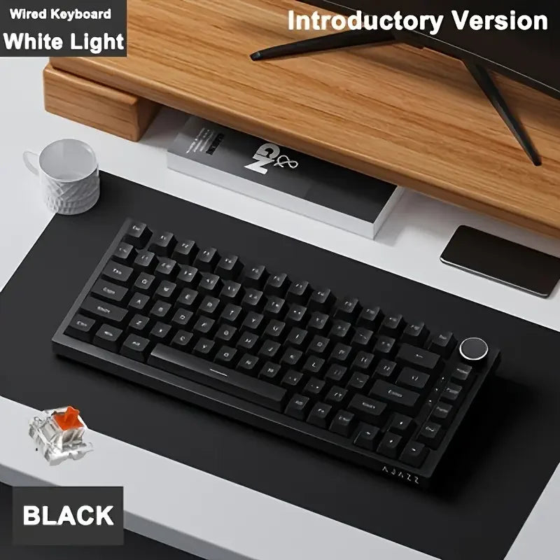 Clavier mécanique compact avec molette de volume