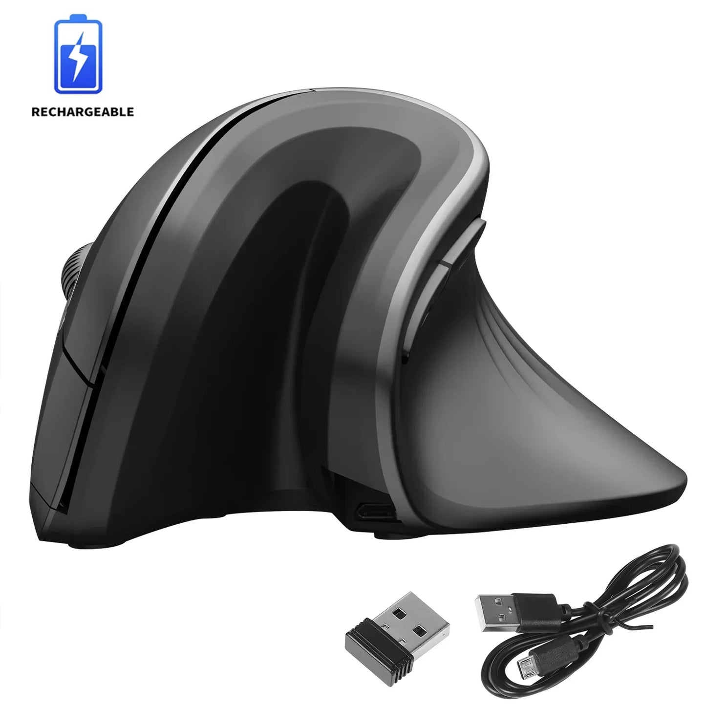 Souris ergonomique verticale sans fil – DPI réglable