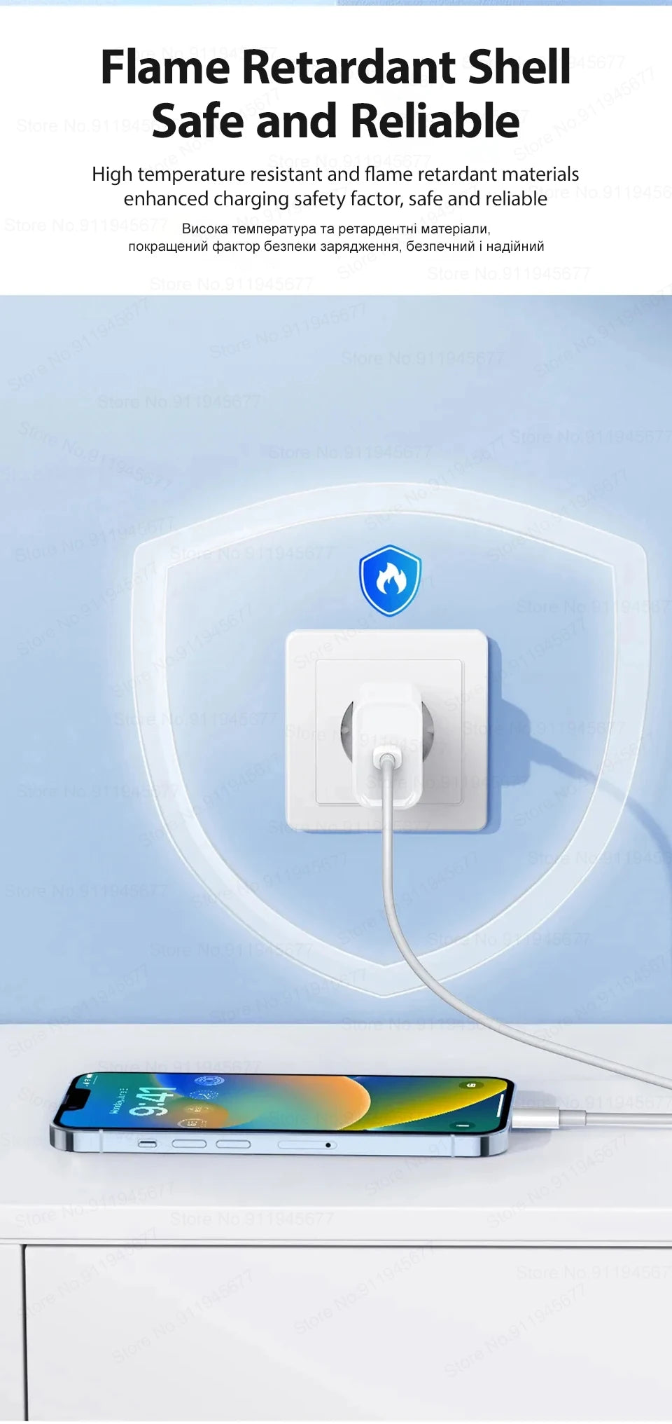 Chargeur rapide USB-C 35W prise européenne