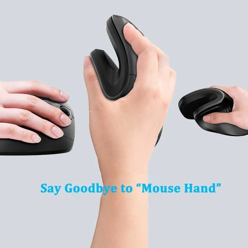 Souris ergonomique verticale sans fil – DPI réglable