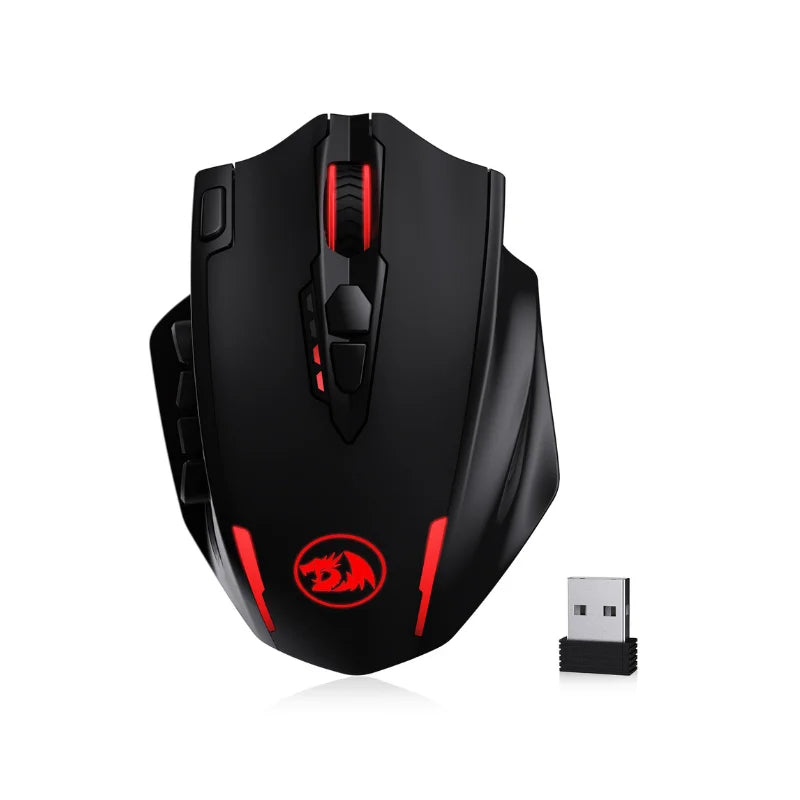 Souris gaming sans fil haute précision RGB