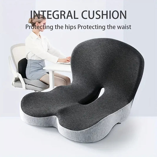 Coussin de siège ergonomique avec dossier – Soutien lombaire