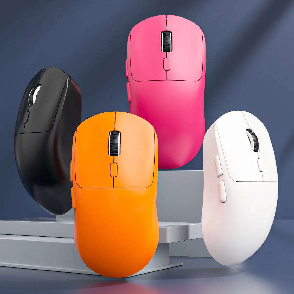 Souris sans fil rechargeable ergonomique silencieuse
