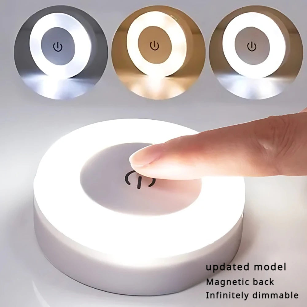 Veilleuse LED tactile rechargeable USB – lumière douce