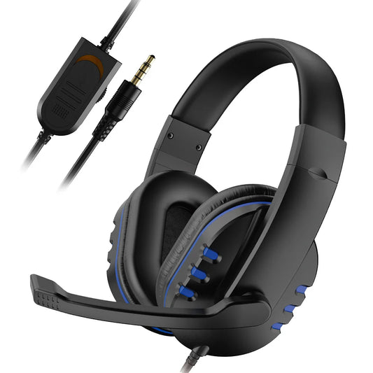 Casque filaire gaming jack 3,5 mm avec micro