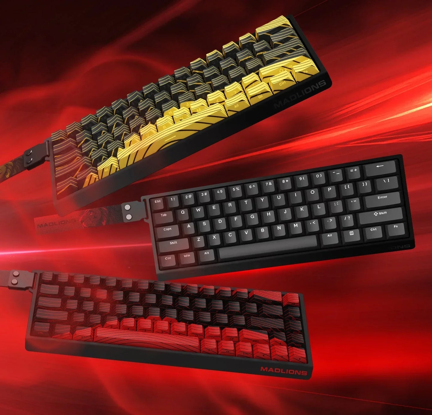 Clavier mécanique compact 60/68 touches – Réactif et précis