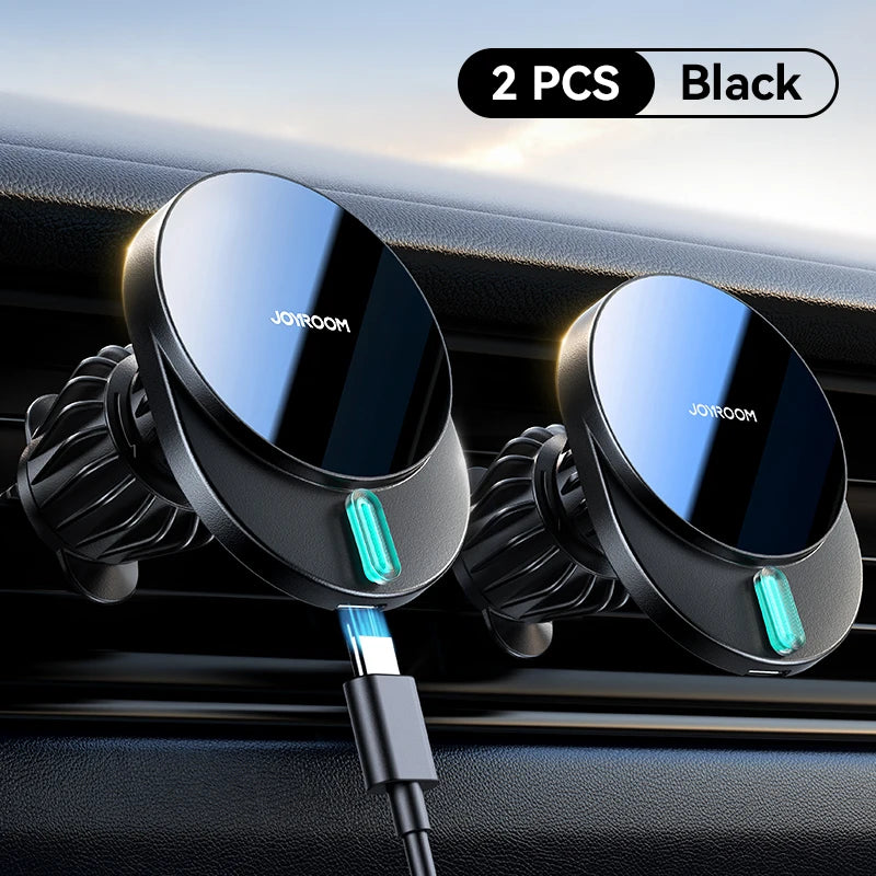 Support voiture magnétique avec charge sans fil 15W