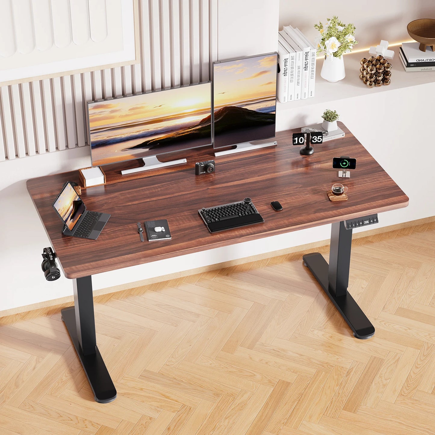 Bureau Électrique Devoko Réglable en Hauteur 140×70 cm