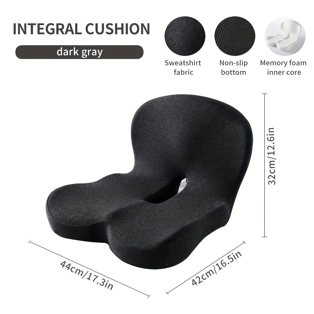 Coussin de siège ergonomique avec dossier – Soutien lombaire