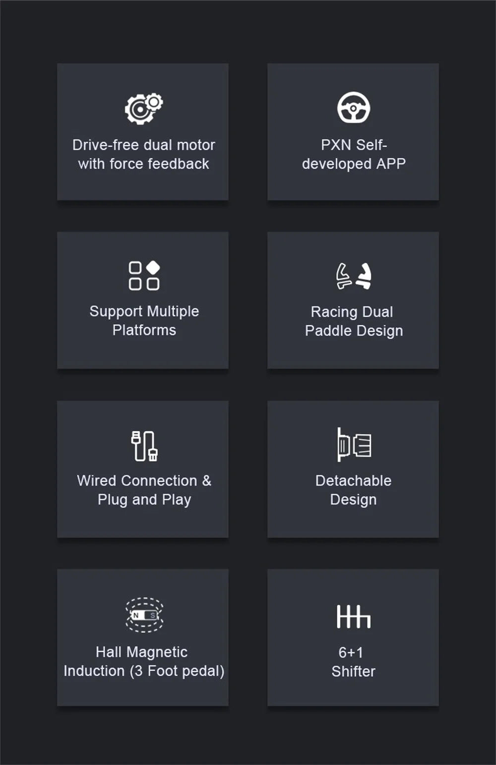 Volant Sim Racing PXN V10 – PC & Consoles