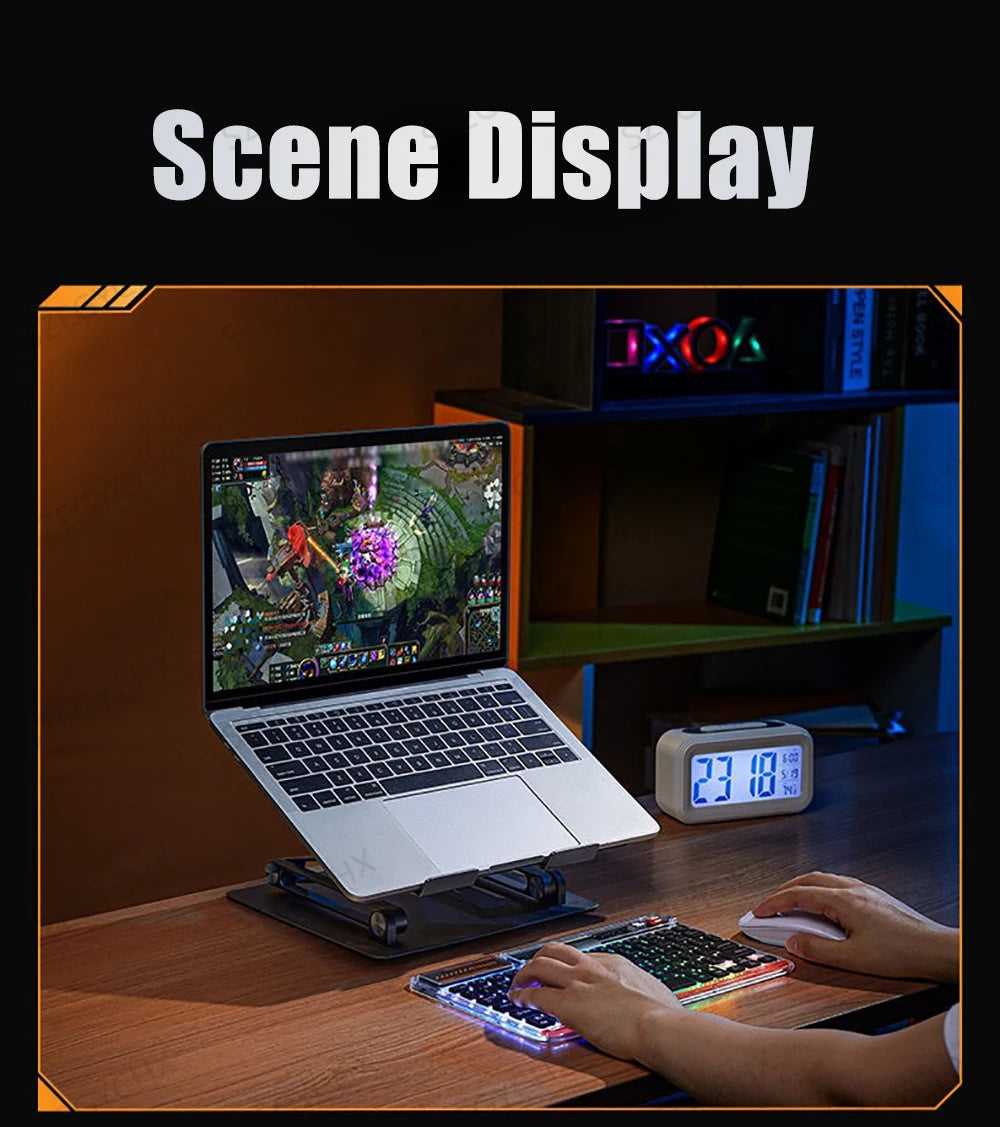 Clavier Bluetooth rétroéclairé transparent – Compact et sans fil