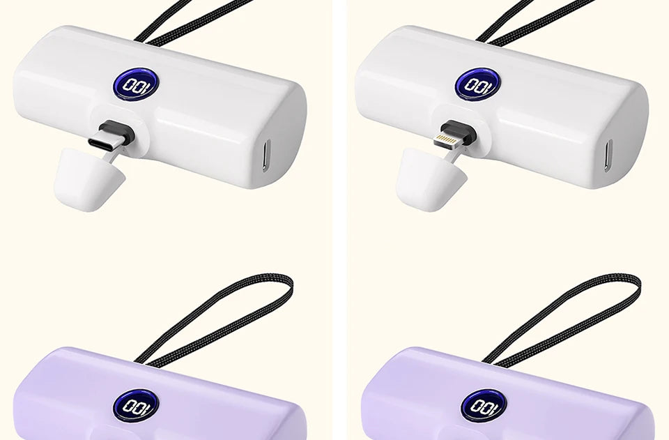 Batterie externe compacte 5000 mAh – charge rapide