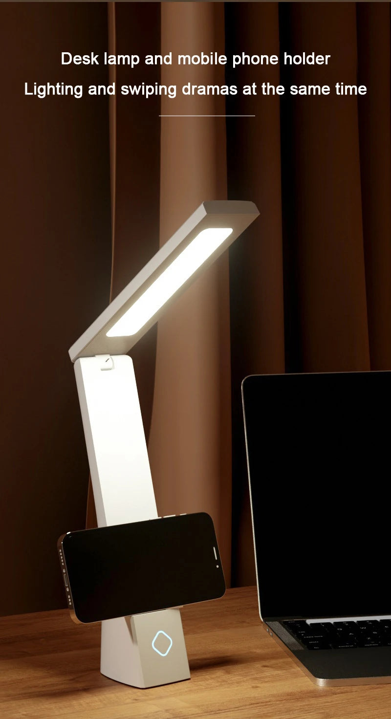 Lampe de bureau LED pliable rechargeable