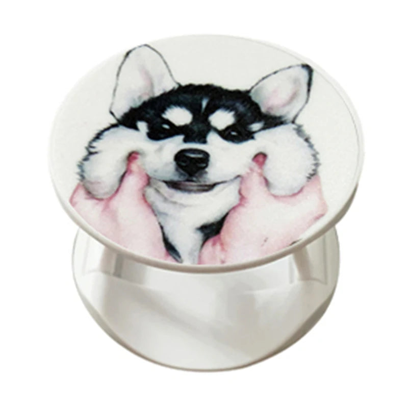 Support de téléphone extensible décoratif – Motifs modernes et colorés