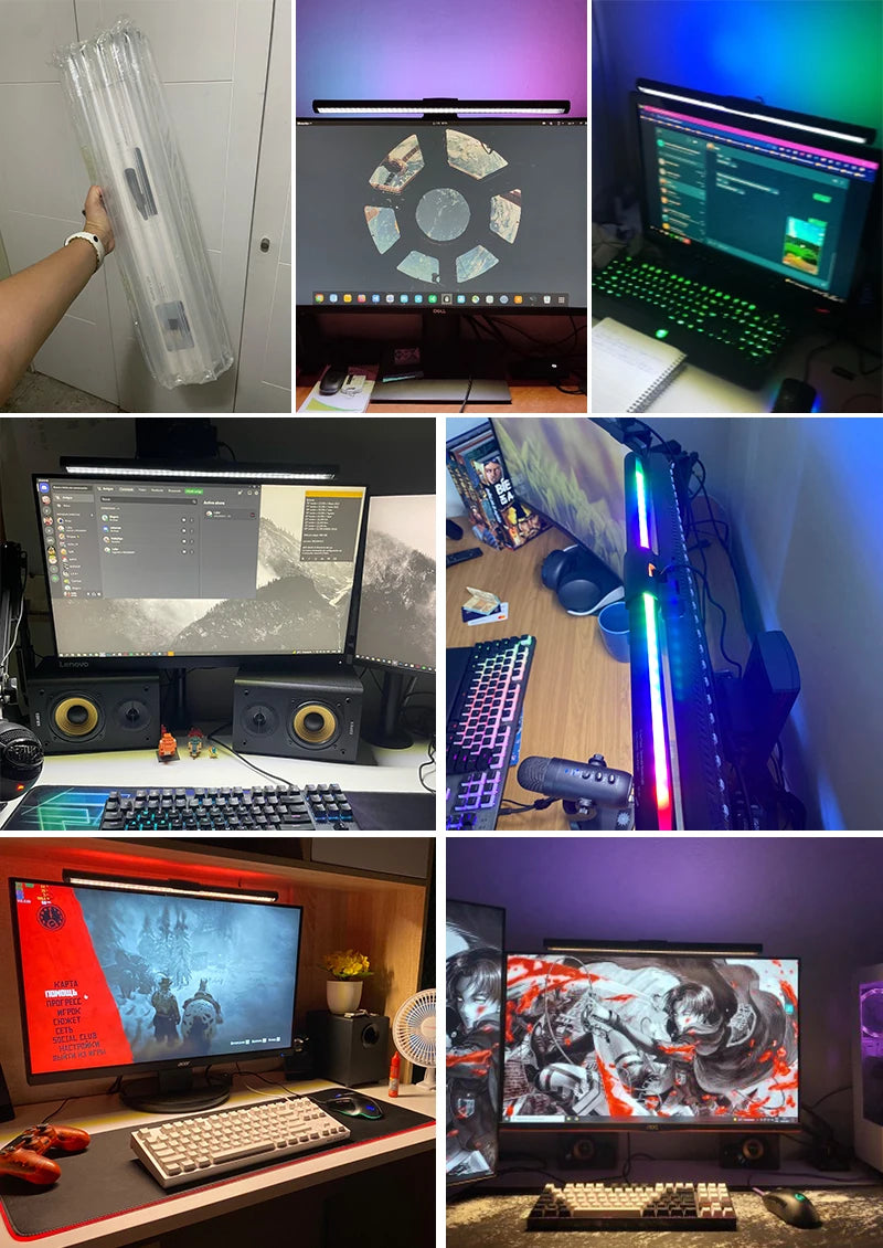 Barre lumineuse LED RGB pour écran