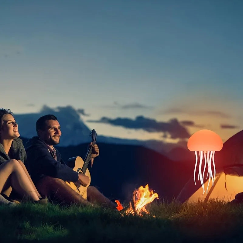 Veilleuse méduse LED RGB – Ambiance relaxante & musicale