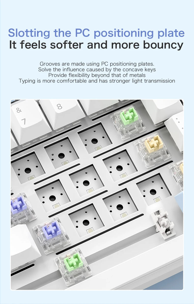 Clavier mécanique sans fil tri-mode – Compact 75 %