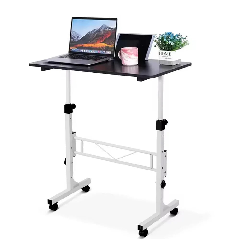 Bureau Assis-Debout Mobile – Hauteur réglable avec roulettes