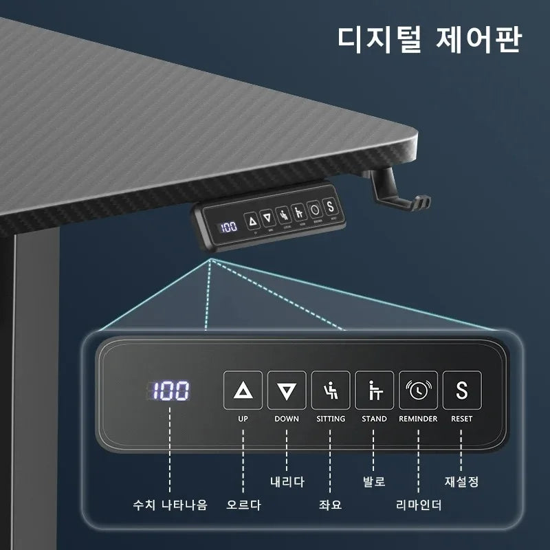 Bureau Électrique Réglable en Hauteur – Gaming & Travail